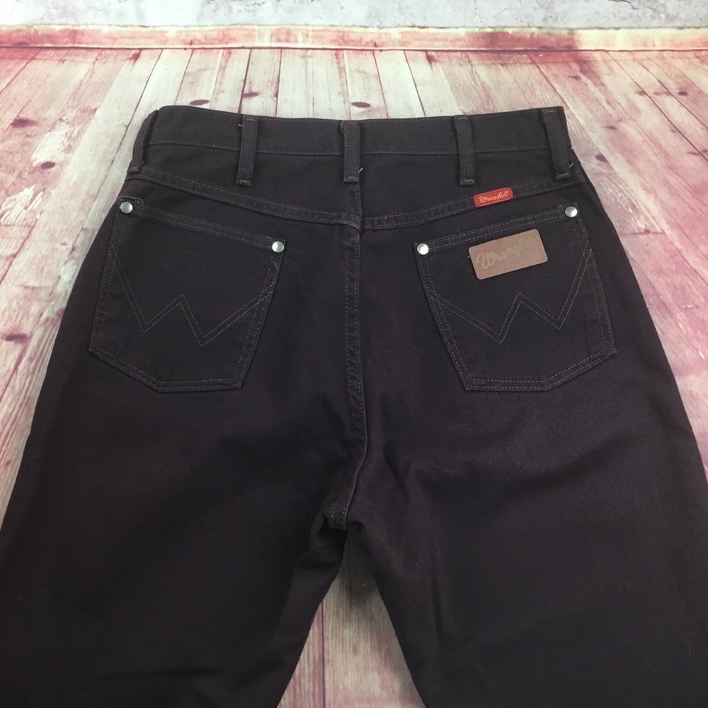💸😻Wrangler Vintage burgundy jean size 13 junior - Picture 5 of 9